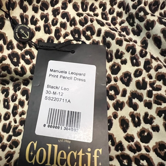 NWT leopard pencil dress - Picture 6 of 11